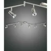 Luminaires Fabas Luce Spots Et Projecteurs|Spot Fabas Luce ALICE Nickel mat, 6 lumières