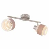 Luminaires Globo Lighting Spots Et Projecteurs|Spot Globo ASHGAAN Nickel mat, 2 lumières