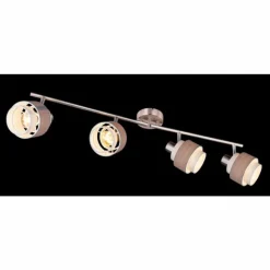 Luminaires Globo Lighting Spots Et Projecteurs|Spot Globo ASHGAAN Nickel mat, 4 lumières
