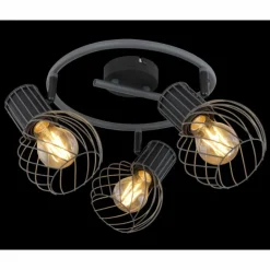 Luminaires Globo Lighting Spots Et Projecteurs|Spot Globo BEVERONE Noir, 3 lumières