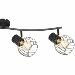 Luminaires Globo Lighting Spots Et Projecteurs|Spot Globo BEVERONE Noir, 4 lumières