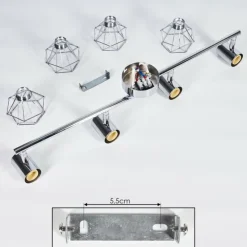 hofstein Spots Et Projecteurs|Spot Globo Chrome, 4 lumières