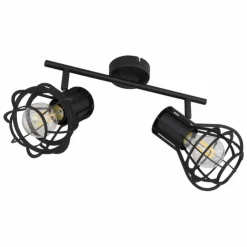 Luminaires Globo Lighting Spots Et Projecteurs|Spot Globo CLASTRA Noir, 2 lumières