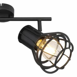 Luminaires Globo Lighting Spots Et Projecteurs|Spot Globo CLASTRA Noir, 2 lumières