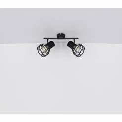 Luminaires Globo Lighting Spots Et Projecteurs|Spot Globo CLASTRA Noir, 2 lumières