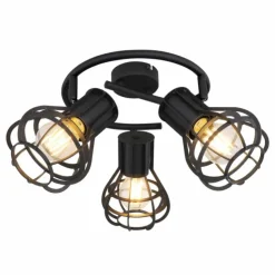 Luminaires Globo Lighting Spots Et Projecteurs|Spot Globo CLASTRA Noir, 3 lumières
