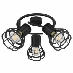 Luminaires Globo Lighting Spots Et Projecteurs|Spot Globo CLASTRA Noir, 3 lumières