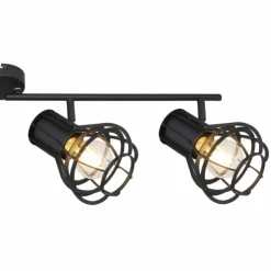 Luminaires Globo Lighting Spots Et Projecteurs|Spot Globo CLASTRA Noir, 4 lumières