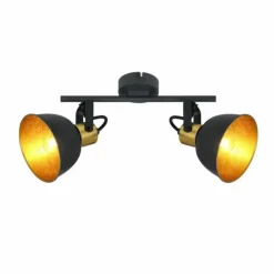 Luminaires Globo Lighting Spots Et Projecteurs|Spot Globo FILLO Noir, 2 lumières