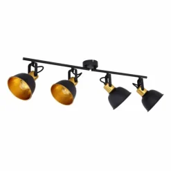 Luminaires Globo Lighting Spots Et Projecteurs|Spot Globo FILLO Noir, 4 lumières