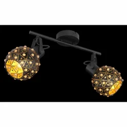 Luminaires Globo Lighting Spots Et Projecteurs|Spot Globo JODIE Noir, 2 lumières