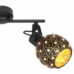 Luminaires Globo Lighting Spots Et Projecteurs|Spot Globo JODIE Noir, 2 lumières