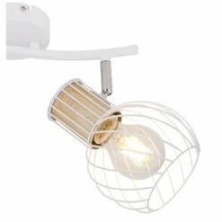 Luminaires Globo Lighting Spots Et Projecteurs|Spot Globo LUISE Blanc, 2 lumières