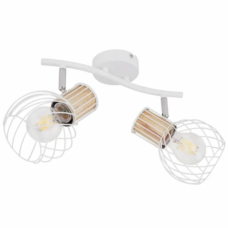 Luminaires Globo Lighting Spots Et Projecteurs|Spot Globo LUISE Blanc, 2 lumières
