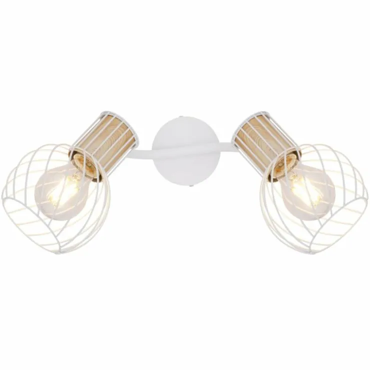 Luminaires Globo Lighting Spots Et Projecteurs|Spot Globo LUISE Blanc, 2 lumières
