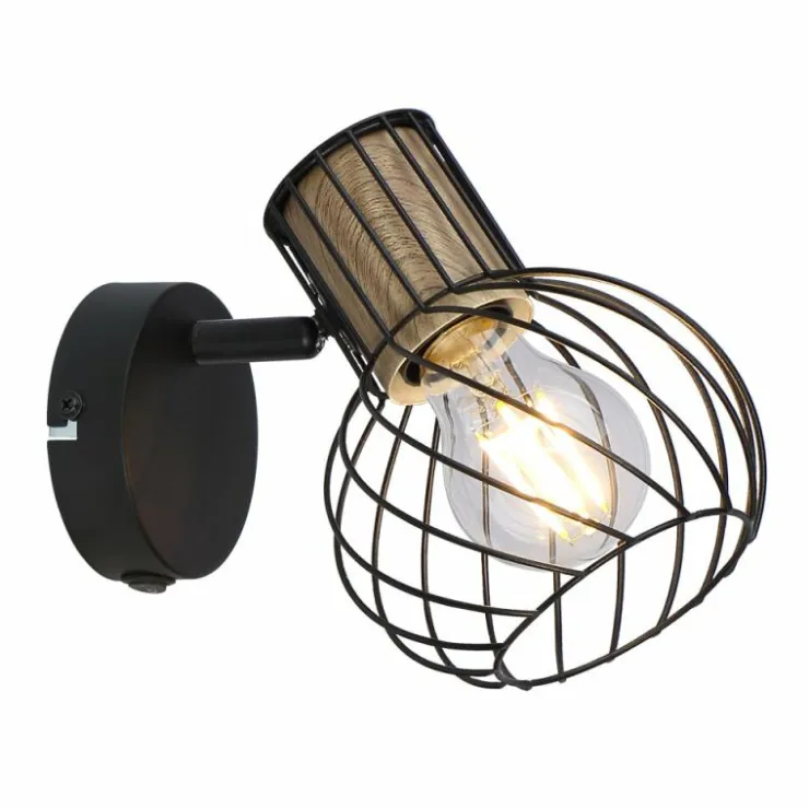 Luminaires Globo Lighting Spots Et Projecteurs|Spot Globo LUISE Noir, 1 lumière