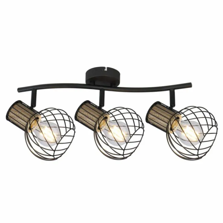 Luminaires Globo Lighting Spots Et Projecteurs|Spot Globo LUISE Noir, 3 lumières