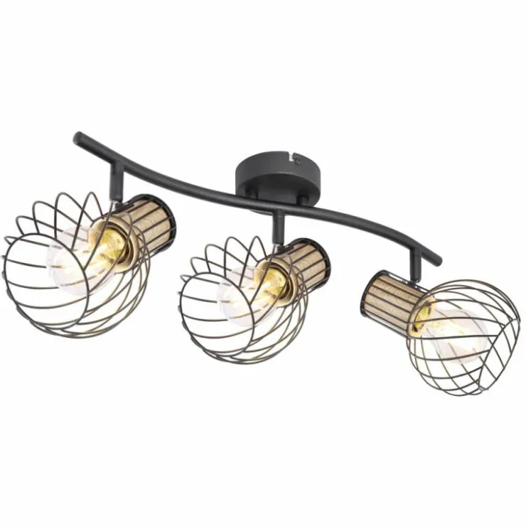 Luminaires Globo Lighting Spots Et Projecteurs|Spot Globo LUISE Noir, 3 lumières