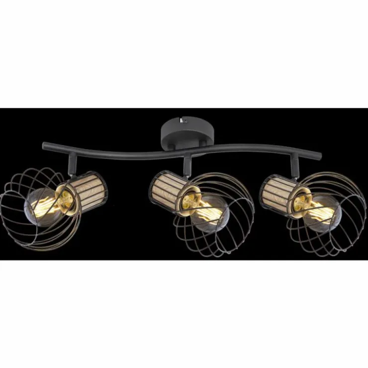 Luminaires Globo Lighting Spots Et Projecteurs|Spot Globo LUISE Noir, 3 lumières