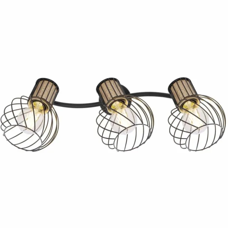 Luminaires Globo Lighting Spots Et Projecteurs|Spot Globo LUISE Noir, 3 lumières