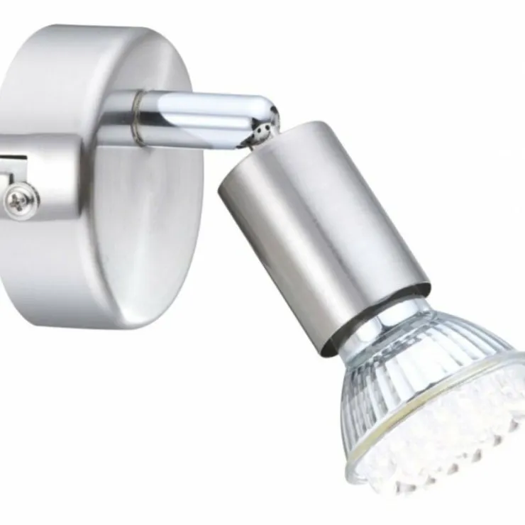 Luminaires Globo Lighting Spots Et Projecteurs|Spot Globo MATRIX Acier inoxydable, Nickel mat, 1 lumière