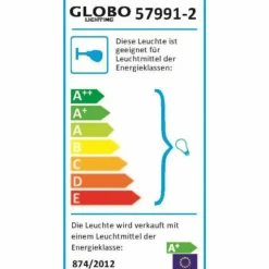 Luminaires Globo Lighting Spots Et Projecteurs|Spot Globo MATRIX Acier inoxydable, Nickel mat, 2 lumières