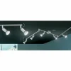 Luminaires Globo Lighting Spots Et Projecteurs|Spot Globo MATRIX Acier inoxydable, Nickel mat, 6 lumières