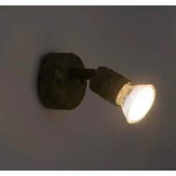 Luminaires Globo Lighting Spots Et Projecteurs|Spot Globo OLANA Vert, Rouille, 1 lumière