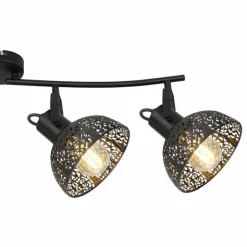Luminaires Globo Lighting Spots Et Projecteurs|Spot Globo PANTALLA Noir, 4 lumières