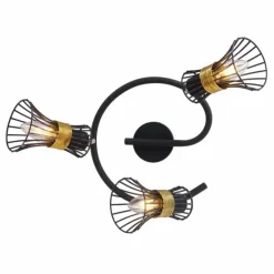 Luminaires Globo Lighting Spots Et Projecteurs|Spot Globo ROXY Noir, 3 lumières