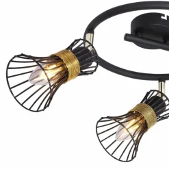 Luminaires Globo Lighting Spots Et Projecteurs|Spot Globo ROXY Noir, 3 lumières