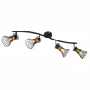 Luminaires Globo Lighting Plafonniers|Spot Globo ROXY Noir, 4 lumières