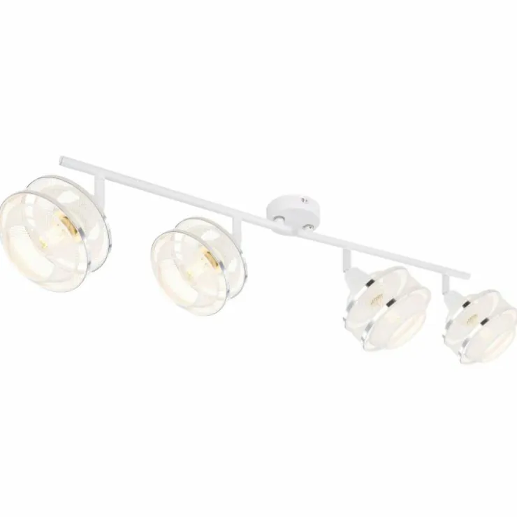 Luminaires Globo Lighting Spots Et Projecteurs|Spot Globo VIGATTO Blanc, 4 lumières