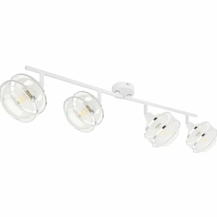 Luminaires Globo Lighting Spots Et Projecteurs|Spot Globo VIGATTO Blanc, 4 lumières