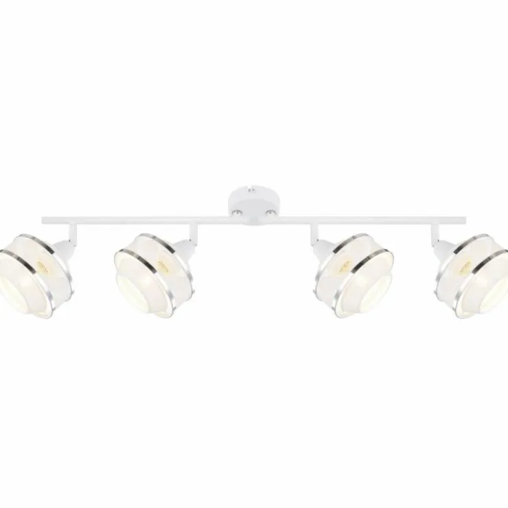 Luminaires Globo Lighting Spots Et Projecteurs|Spot Globo VIGATTO Blanc, 4 lumières