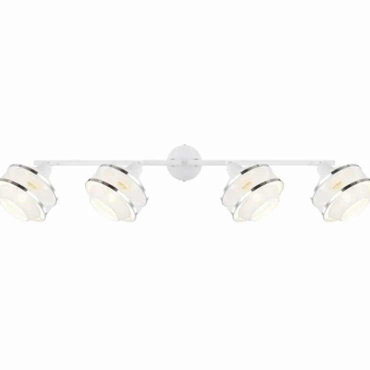 Luminaires Globo Lighting Spots Et Projecteurs|Spot Globo VIGATTO Blanc, 4 lumières