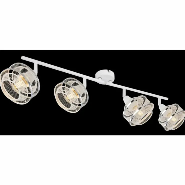Luminaires Globo Lighting Spots Et Projecteurs|Spot Globo VIGATTO Blanc, 4 lumières
