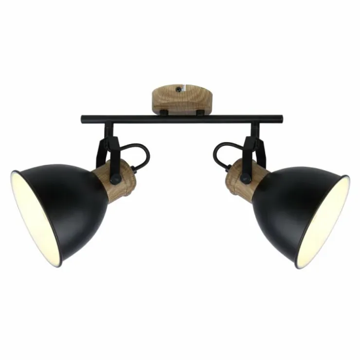 Luminaires Globo Lighting Spots Et Projecteurs|Spot Globo WIHO Noir, 2 lumières