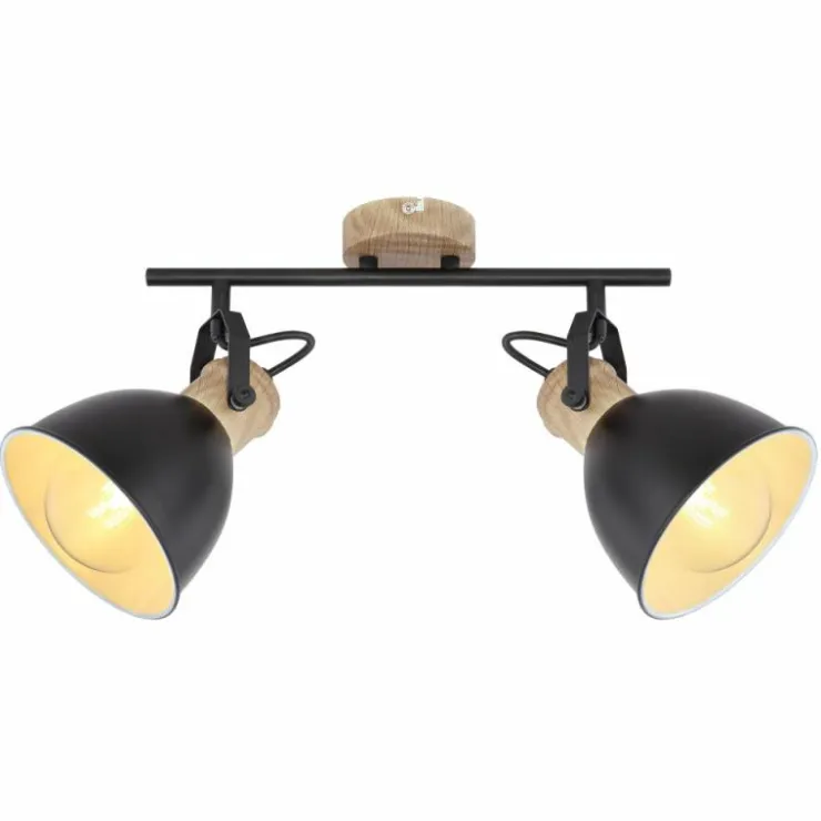 Luminaires Globo Lighting Spots Et Projecteurs|Spot Globo WIHO Noir, 2 lumières