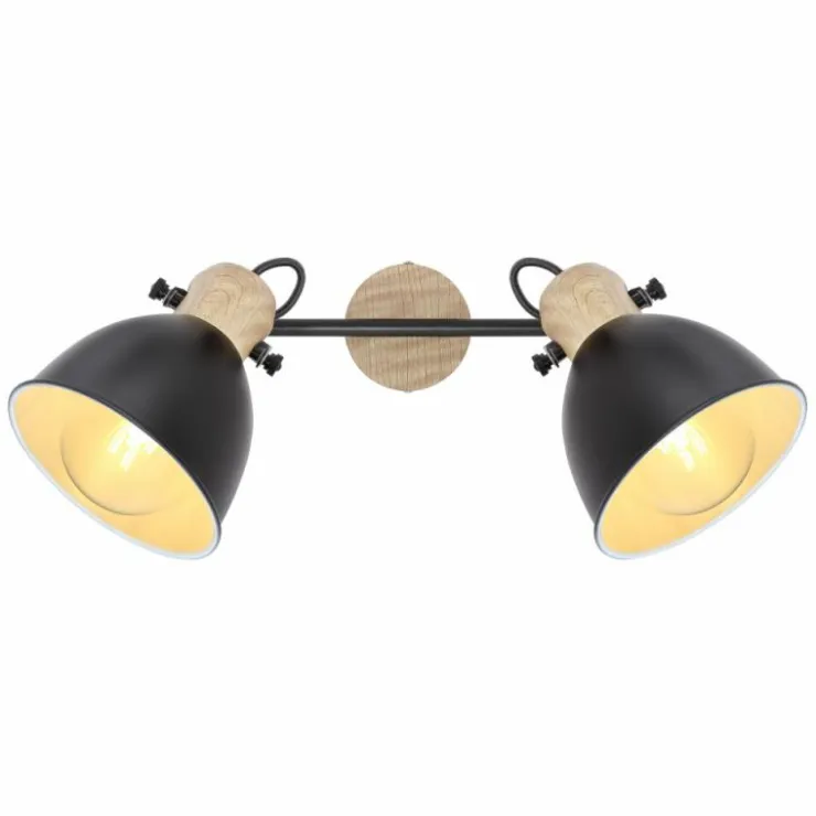 Luminaires Globo Lighting Spots Et Projecteurs|Spot Globo WIHO Noir, 2 lumières