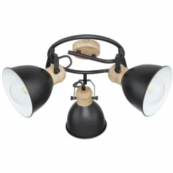 Luminaires Globo Lighting Spots Et Projecteurs|Spot Globo WIHO Noir, 3 lumières