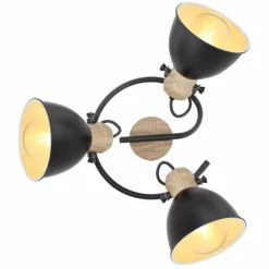 Luminaires Globo Lighting Spots Et Projecteurs|Spot Globo WIHO Noir, 3 lumières