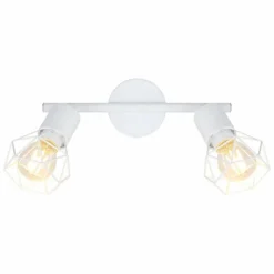 Luminaires Globo Lighting Spots Et Projecteurs|Spot Globo XARA I Blanc, 2 lumières