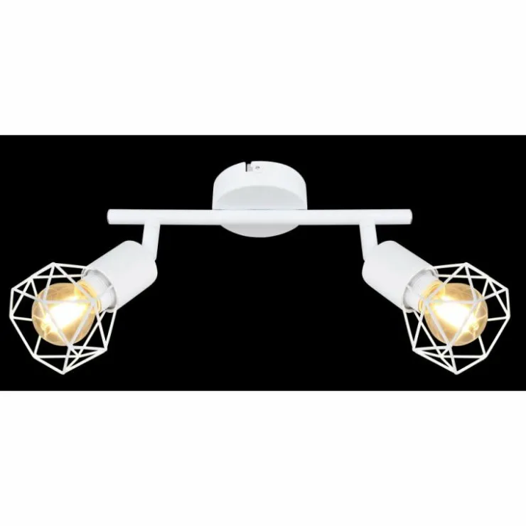 Luminaires Globo Lighting Spots Et Projecteurs|Spot Globo XARA I Blanc, 2 lumières