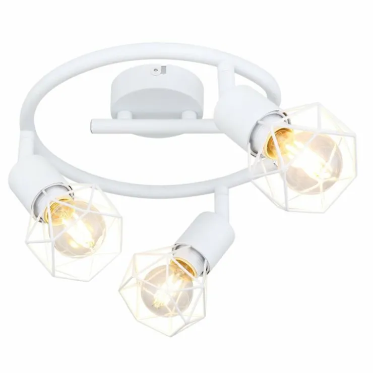 Luminaires Globo Lighting Spots Et Projecteurs|Spot Globo XARA I Blanc, 3 lumières