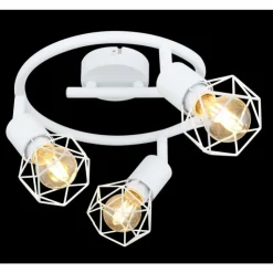 Luminaires Globo Lighting Spots Et Projecteurs|Spot Globo XARA I Blanc, 3 lumières