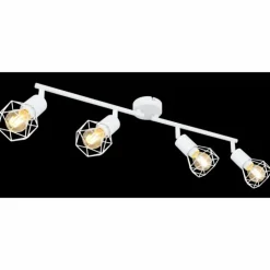 Luminaires Globo Lighting Spots Et Projecteurs|Spot Globo XARA I Blanc, 4 lumières