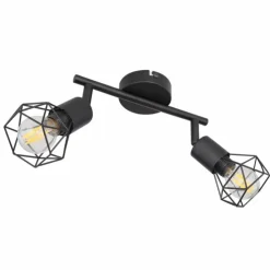 Luminaires Globo Lighting Spots Et Projecteurs|Spot Globo XARA I Noir, 2 lumières
