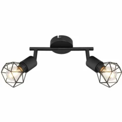 Luminaires Globo Lighting Spots Et Projecteurs|Spot Globo XARA I Noir, 2 lumières