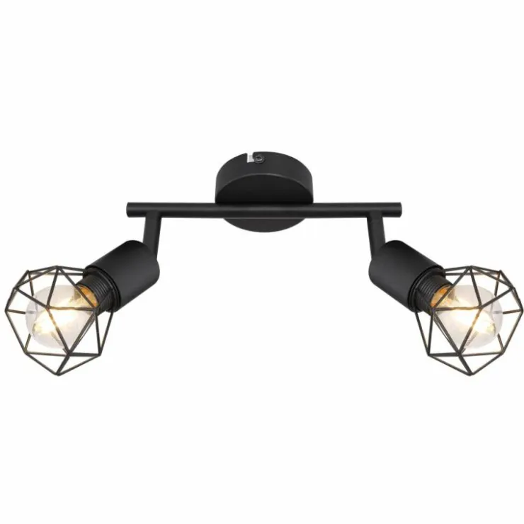 Luminaires Globo Lighting Spots Et Projecteurs|Spot Globo XARA I Noir, 2 lumières